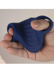 ROCKS- OFF - PALM MASTURBADOR VIBRADOR FLEXIBLE AZUL