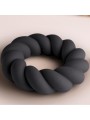 ROCKS-OFF - TWIST ZWARTE SILICONEN MASTURBATORRING