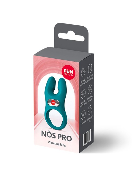 FUN FACTORY - ANEL PENIANO VIBRATÓRIO NOS PRO VERDE-GARRAFA