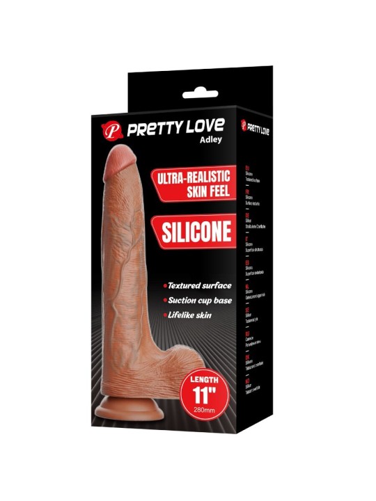 PRETTY LOVE - ADLEY DILDO ULTRA REALISTA 28 CM