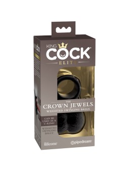 KING COCK - DE KROONJUWELEN GEWICHT SWINGENDE BALLEN SILICONE