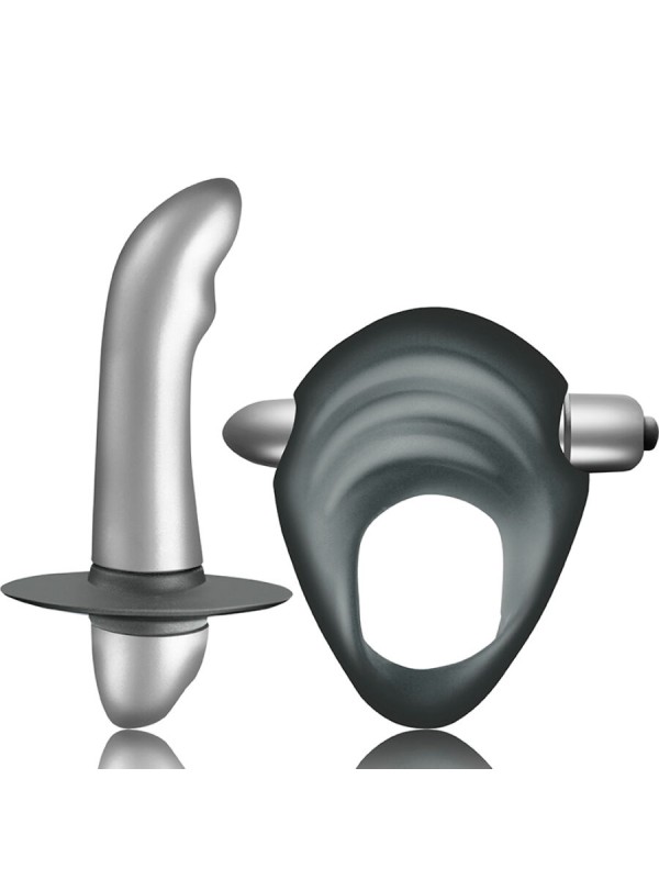 CLIMAXIMUM - KIT ENTICE ANNEAU PÉNITENTIAIRE + VIBRATEUR PROSTATIQUE D