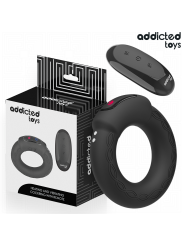 ADDICTED TOYS - VERWARMENDE EFFECT VIBRERENDE COCKRING AFSTANDSBEDIENI