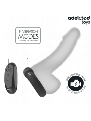 ADDICTED TOYS - ANELLO PER IL PENE VIBRANTE CON EFFETTO RISCALDANTE E 