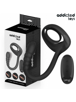 ADDICTED TOYS - P-SPOT VIBRIERENDER COCK RING MIT FERNBEDIENUNG