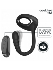 ADDICTED TOYS - P-SPOT VIBRATING COCK RING REMOTE CONTROL
