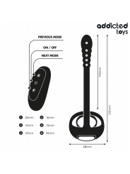 ADDICTED TOYS - P-SPOT VIBRIERENDER COCK RING MIT FERNBEDIENUNG