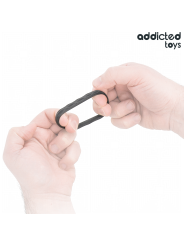 ADDICTED TOYS - CONJUNTO DE ANÉIS PENIANOS TEXTURIZADOS - 4 TAMANHOS