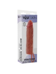 GET REAL - HYDRIERTE HAUT SILIKON-PENISHÜLLE KARAMELLN 20 CM