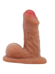 PRETTY LOVE - WARNELL DILDO ULTRA REALISTA E ELÁSTICO 9,5 CM MULATO