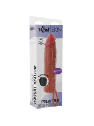 GET REAL - FUNDA HYDRATED SKIN DE SILICONA CON VIBRACIÓN PARA PENE CAR