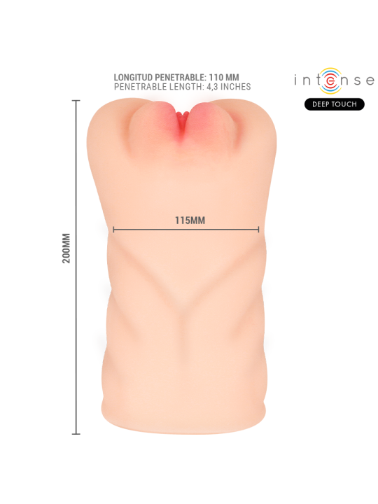 INTENSE DEEP TOUCH - MASTURBATORE AGINALE KRISTA CON ASPIRAZIONE, VIBR