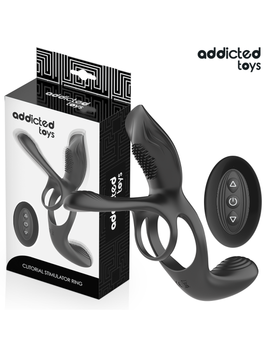 ADDICTED TOYS - DOPPELTER PENISRING MIT KLITORISSTIMULATOR