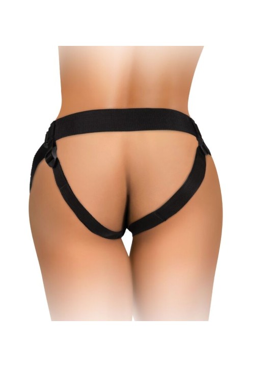 KING COCK - ELITE DELUXE ADJUSTABLE HARNESS KIT RING WITH TESTICLES & 