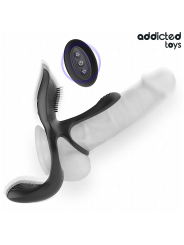 ADDICTED TOYS - DOUBLE PENIS RING WITH CLITORAL STIMULATOR