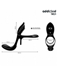 ADDICTED TOYS - DOUBLE PENIS RING WITH CLITORAL STIMULATOR
