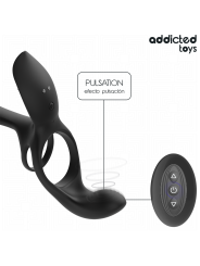 ADDICTED TOYS - ANILLO DOBLE PARA EL PENE CON ESTIMULADOR DE CLÍTORIS