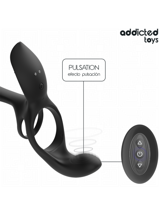 ADDICTED TOYS - DOPPELTER PENISRING MIT KLITORISSTIMULATOR
