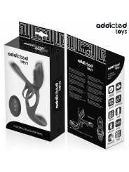 ADDICTED TOYS - ANILLO DOBLE PARA EL PENE CON ESTIMULADOR DE CLÍTORIS
