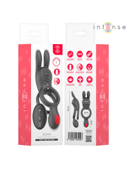 INTENSE - QUINN DOUBLE VIBRATION ANNEAU AVEC TÉLÉCOMMANDE
