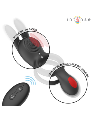 INTENSE - QUINN DOUBLE VIBRATION ANNEAU AVEC TÉLÉCOMMANDE