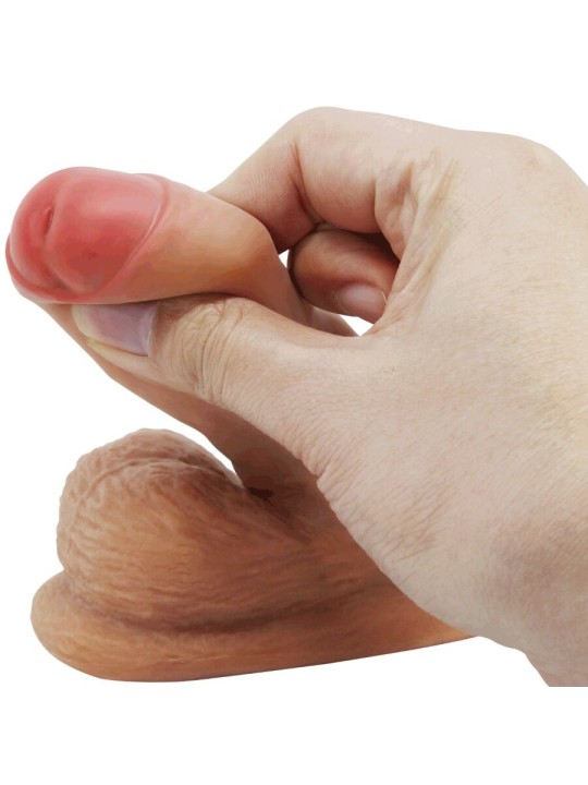 PRETTY LOVE - WARNELL DILDO ULTRA REALISTA E ELÁSTICO 9,5 CM MULATO