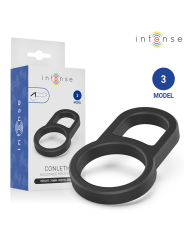 INTENSE - CONLETH ANNEAU PÉNIS DOUBLE RÉGLABLE MODÈLE 3
