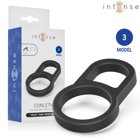 INTENSE - CONLETH VERSTELBARE DUBBELE PENISRING MODEL 3