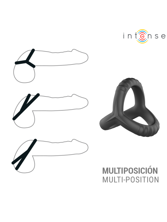 INTENSE - JOHN ANELLO PER PENE TRIPLO REGOLABILE MODELLO 4