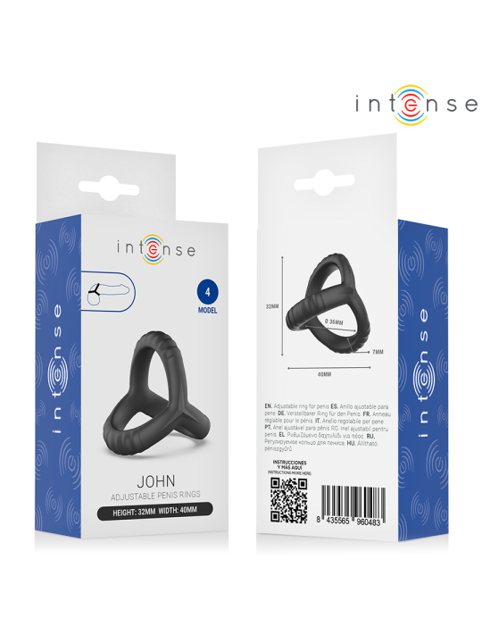 INTENSE - JOHN ANEL PENIANO TRIPLO AJUSTÁVEL MODELO 4
