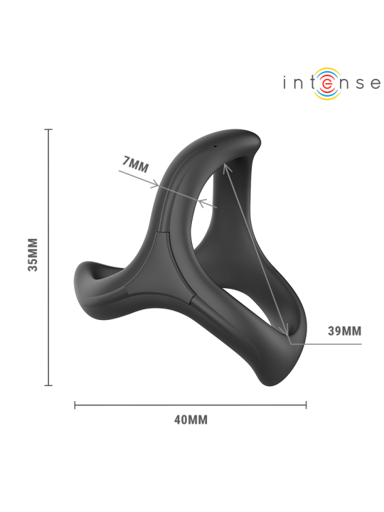 INTENSE - ALFIE ANNEAU PÉNIS TRIPLE RÉGLABLE MODÈLE 6