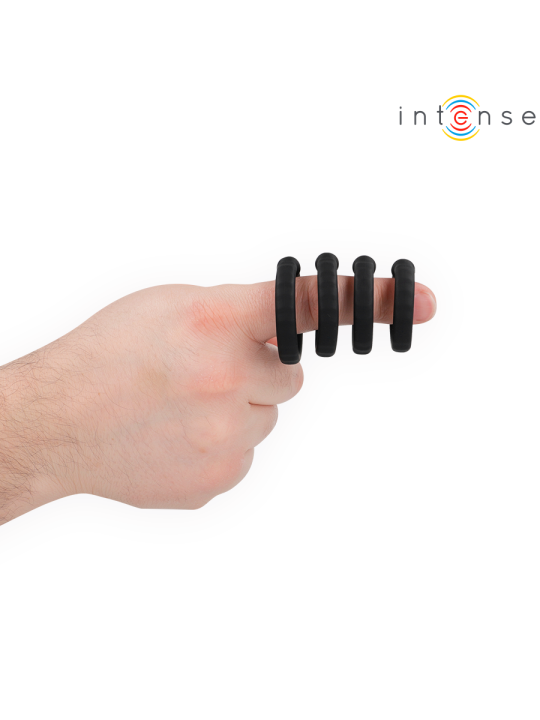 INTENSE - MICHIEL SET DE 4 ANILLOS MODELO 10