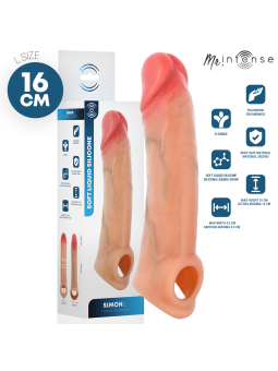 MR INTENSE - SIMON L SILICONEN PENISHOES 16 CM -Ø- 4,5 CM
