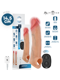 MR INTENSE - ARNOLD M VIBRATOR SILICONE PENIS SLEEVE WITH REMOTE CONTR