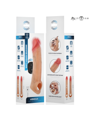MR INTENSE - ARNOLD L VIBRATOR SILICONE PENIS SLEEVE WITH REMOTE CONTR