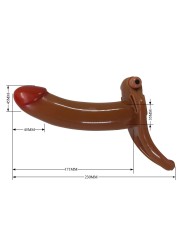 PRETTY LOVE - BRADDEN VIBRATING STRAP-ON