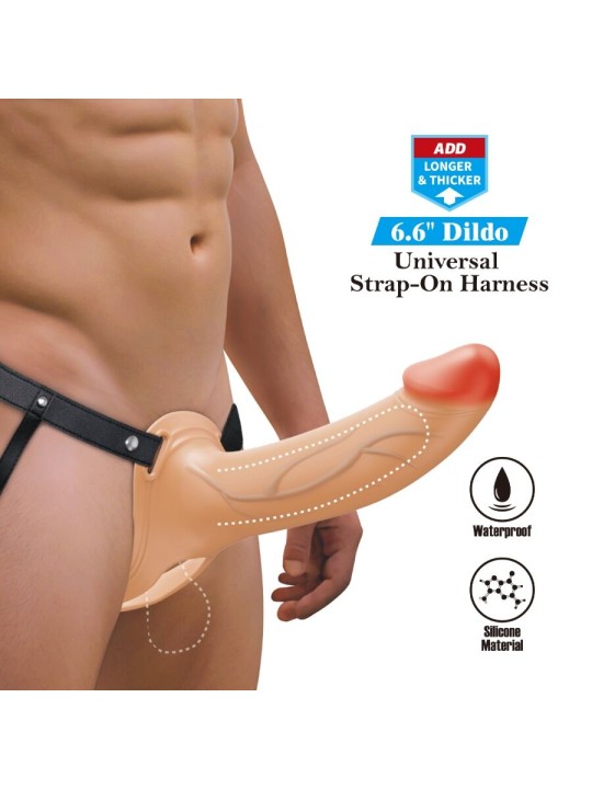 PRETTY LOVE - LANDON VIBRATIONS-STRAP-ON FÜR HELLHAUT