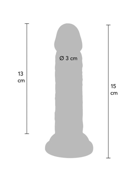 GET REAL - PÊNIS REALISTA DE LUXO 15 CM