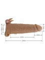 PRETTY LOVE - QUILLON PENIS SLEEVE WITH CLITORAL STIMULATOR AND VIBRAT