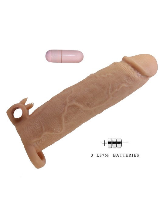 PRETTY LOVE - XERXES CAPA PENIANA COM ESTIMULADOR CLITÓRICO E VIBRAÇÃO