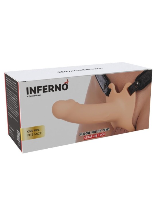 HIDDEN DESIRE - INFERNO PENIS SLEEVE STRAP-ON 16 CM