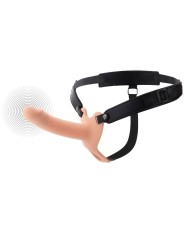 HIDDEN DESIRE - INFERNO MANGA PENIANA VIBRATÓRIA COM STRAP-ON 16 CM