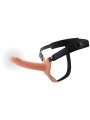 HIDDEN DESIRE - INFERNO MANGA PENIANA VIBRATÓRIA COM STRAP-ON 18 CM