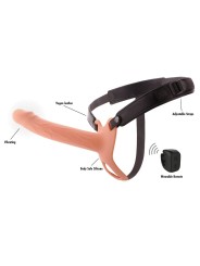 HIDDEN DESIRE - INFERNO VIBRERENDE PENISHOES MET STRAP-ON 20 CM