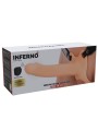 HIDDEN DESIRE - INFERNO MANCHON PÉNIS VIBRANT AVEC STRAP-ON 20 CM