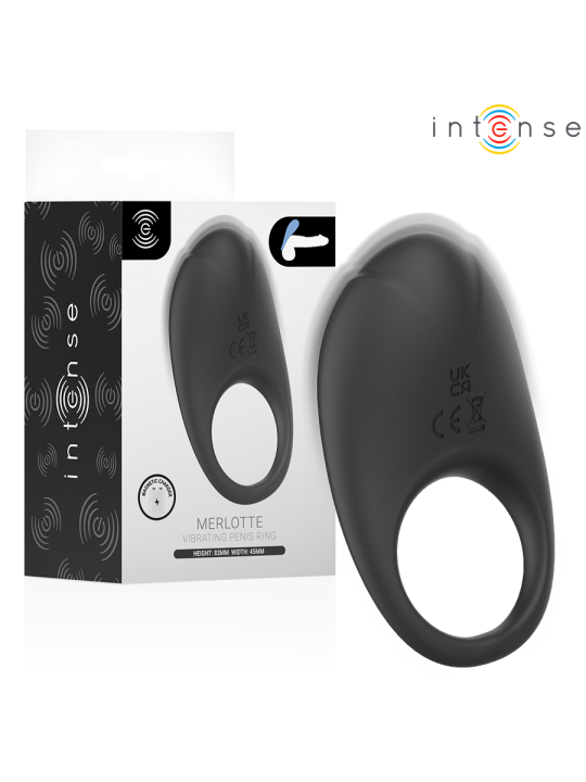 INTENSE - MERLOTTE ANEL VIBRATÓRIO PARA PENIS COM ESTIMULAÇÃO CLITORIA