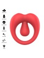INTENSE - RUSSELL ANILLO VIBRADOR CON ESTIMULACIÓN DE CLÍTORIS ROJO