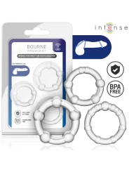 INTENSE - SET DI 3 ANELLI PER PENE BOURNE
