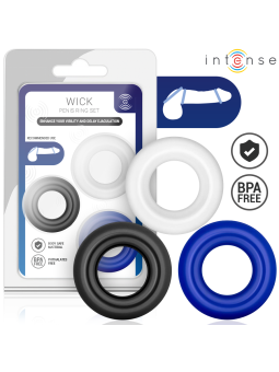INTENSE - WICK SET DE 3 ANILLOS VARIOS COLORES