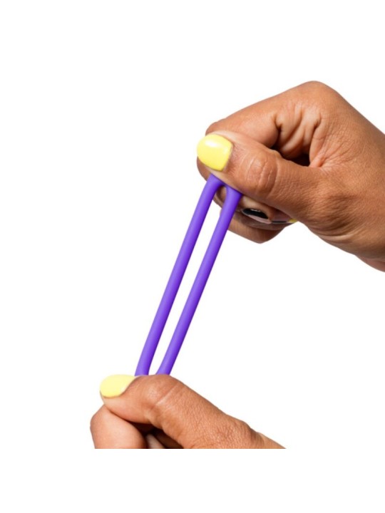 ROMP - REMIX TRIO ENSEMBLE DE 3 ANNEAUX PÉNIS EN SILICONE VIOLETTES